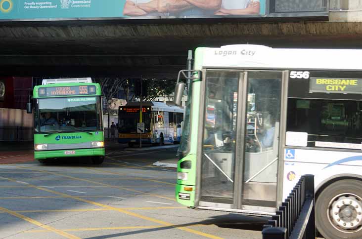 Logan City Volvo B12BLE Bustech VST 39 & B12BLEA Volgren CR228L 556